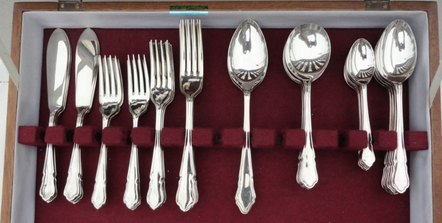 Dubarry Service for Six by Original Sheffield English Vintage