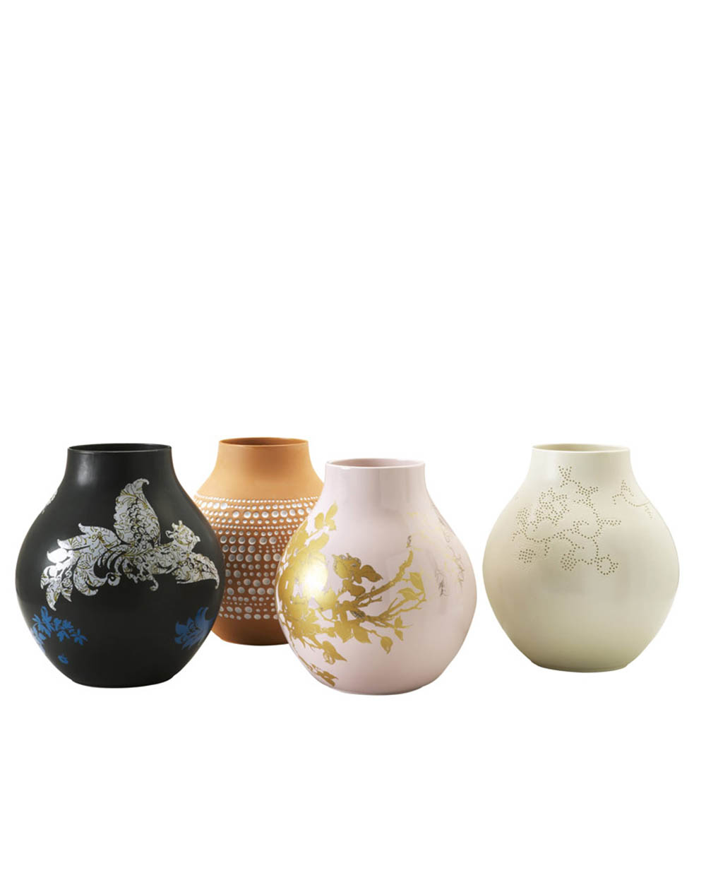 Set of Four Vases by Hella Jongerius Liz O'Brien