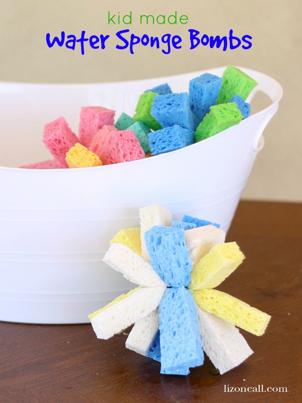 Kid Made Water Sponge Bombs — Liz on Call