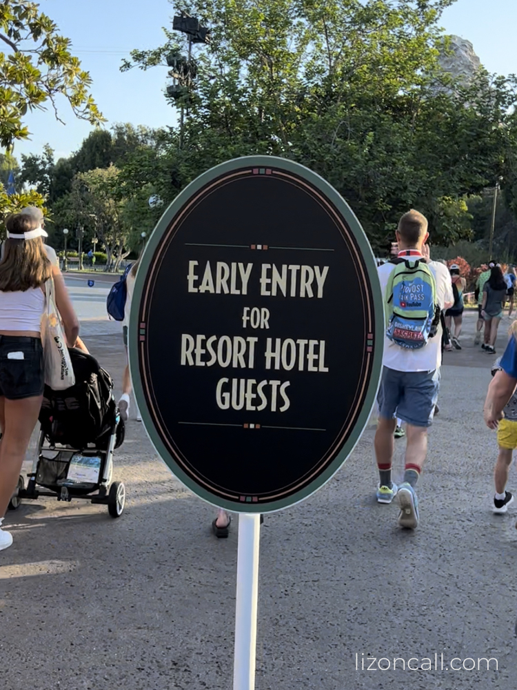 Disneyland Early Entry — Liz on Call