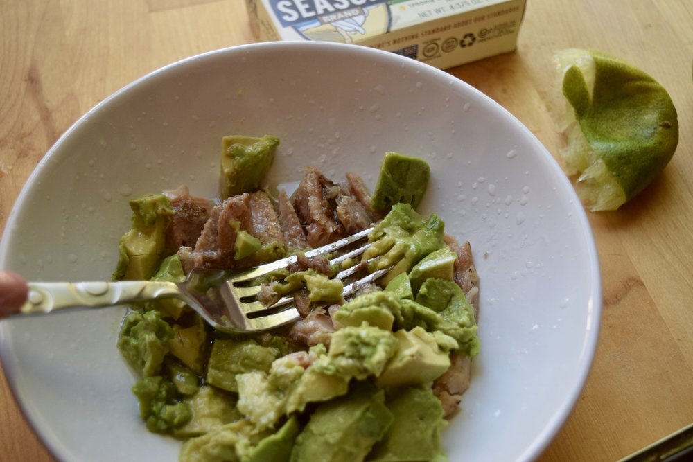 Avocado Sardine Salad Liz Winters Wellness
