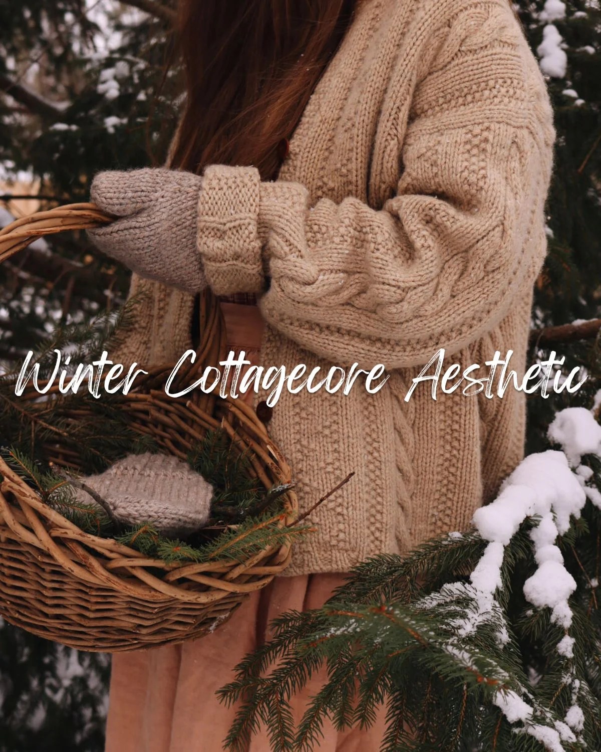 29 Cozy Cottagecore Winter Outfits ljanestyle