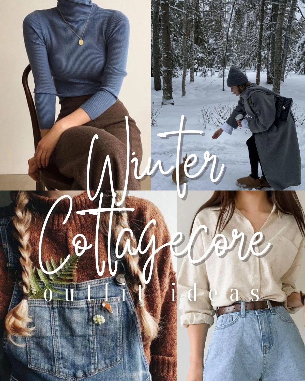 29 Cozy Cottagecore Winter Outfits ljanestyle