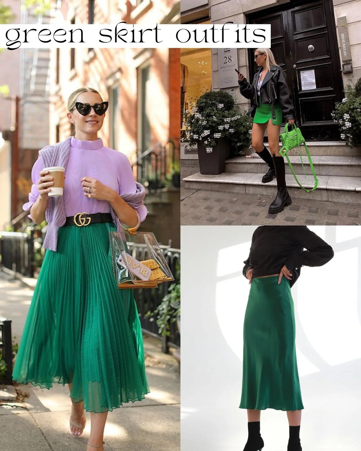 21 Vibrant Green Skirt Outfits For Spring ljanestyle