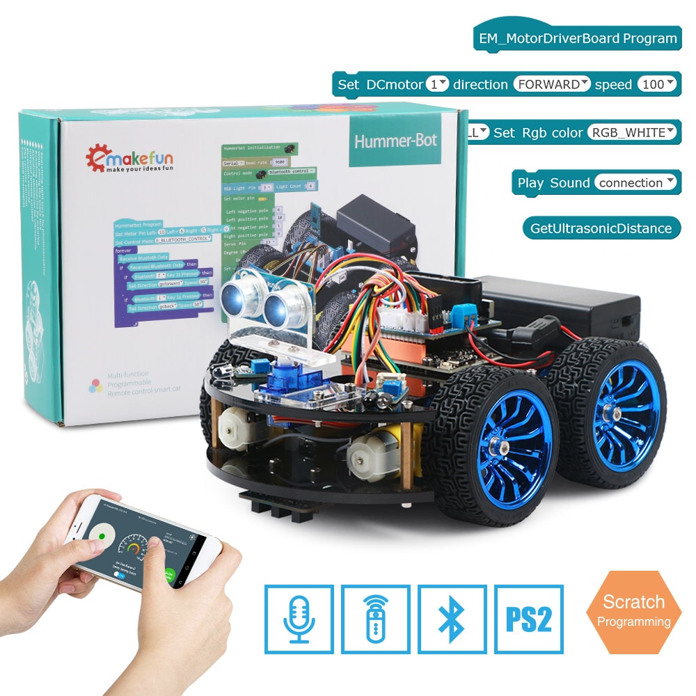 4WD Smart Robot Car DIY for Arduino LKTronics