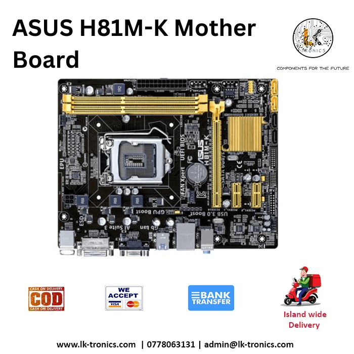 Asus H81 Motherboard H81MK LKTronics
