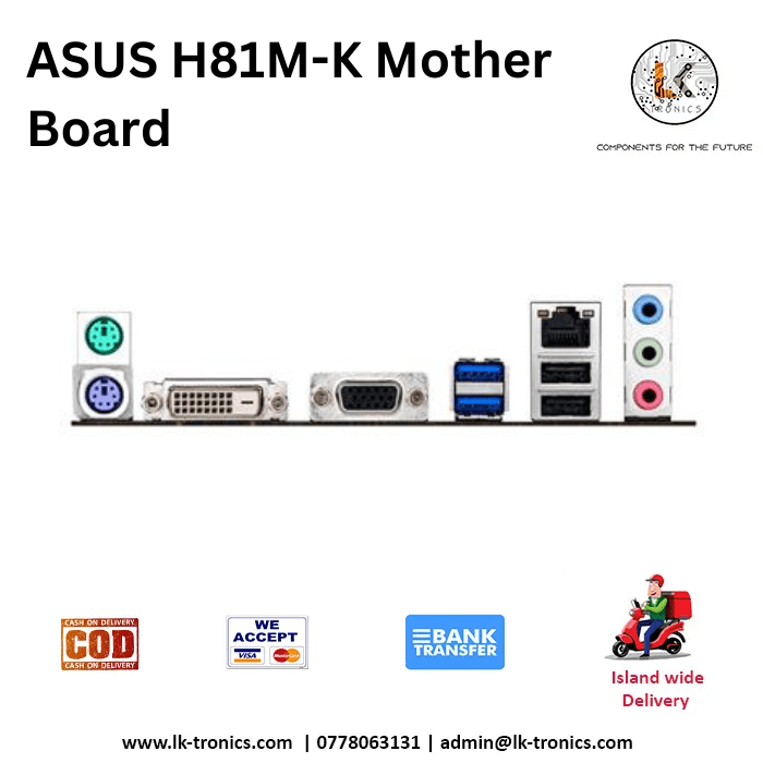 Asus H81 Motherboard H81MK LKTronics