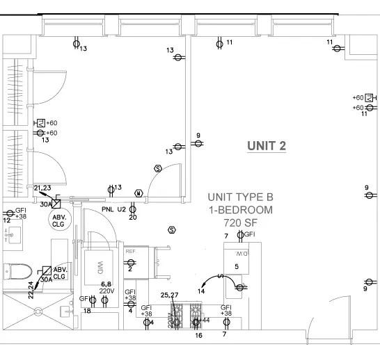 Unit 2 Marion Baker Llanerch School Apts.