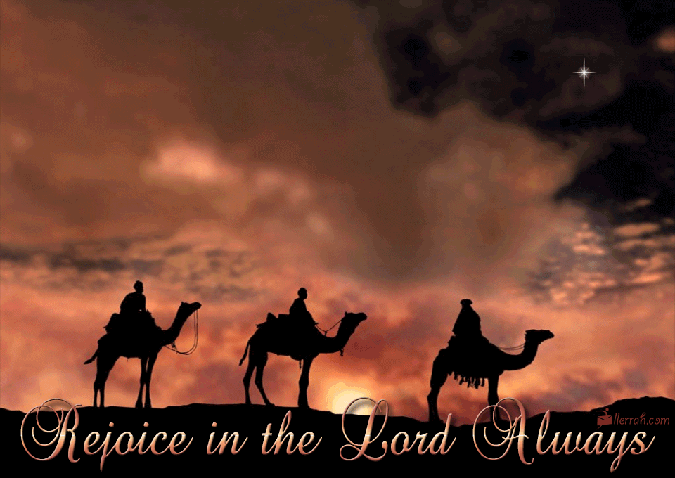 Rejoice Christmas Background Rejoice in the Lord Always