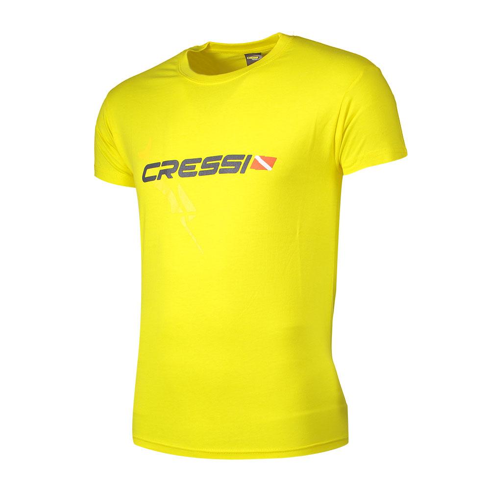 Cressi Team T Shirt M Yellow Lloret Diving