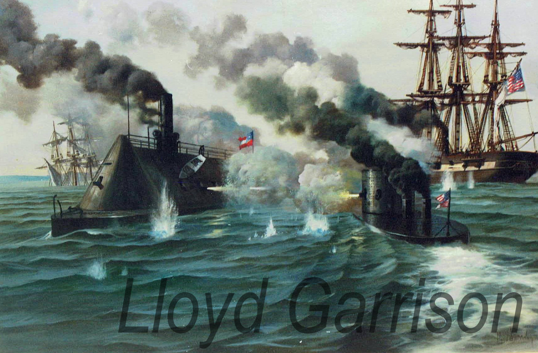 Civil War & American Revolution Paintings Lloyd Garrison