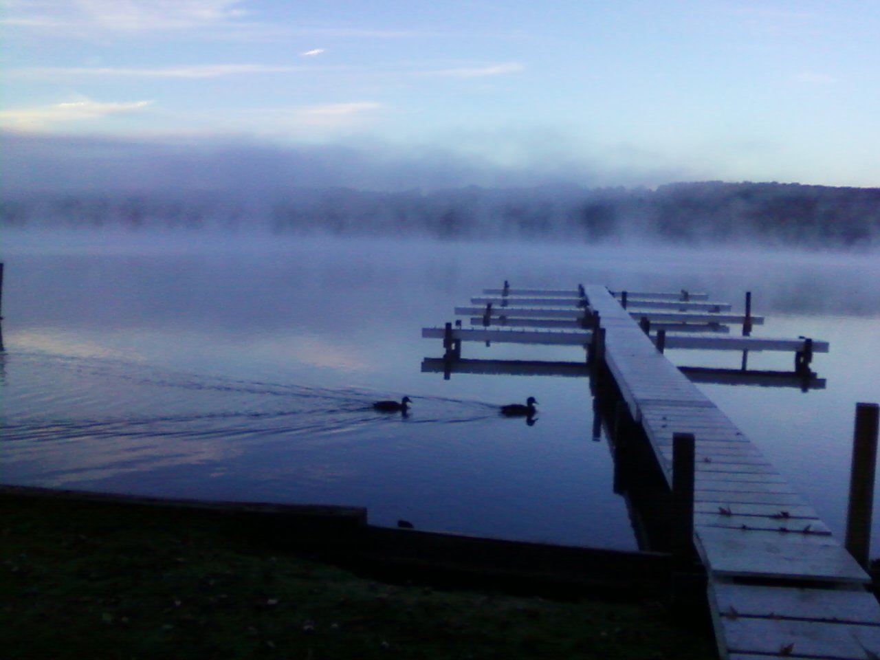 foggy lake cottage rental canadohta lake Lloyds Cottages at Canadohta