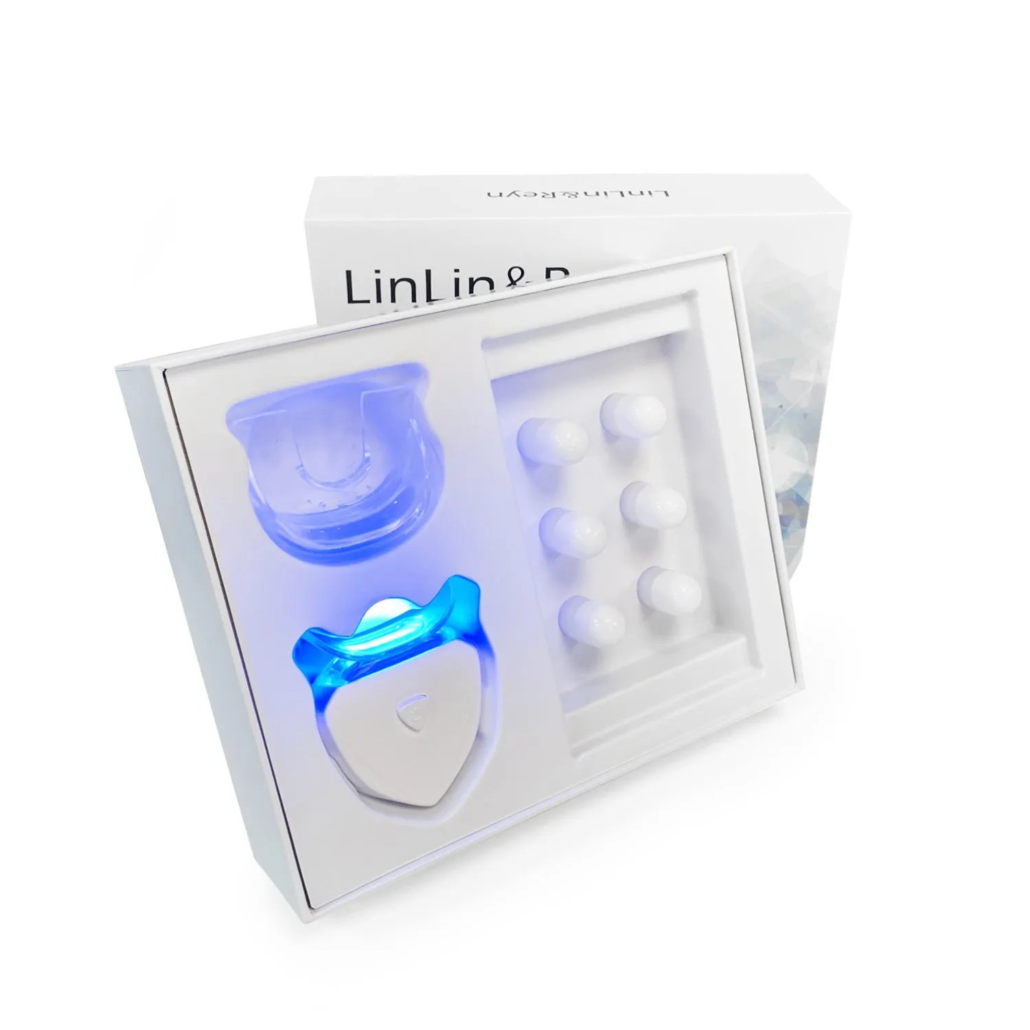 Private Label OEM Wholesale Teeth Whitening Capsules LED light Timer