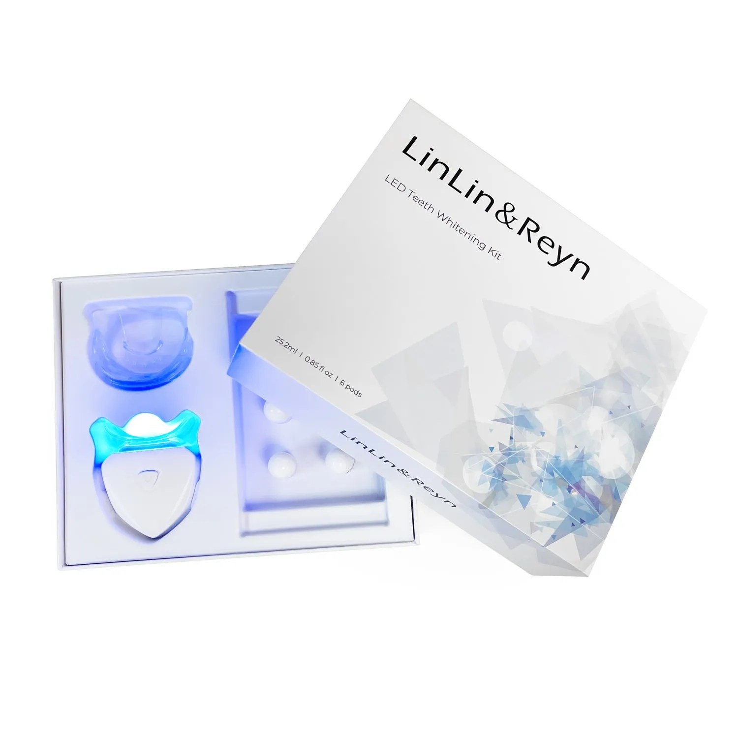 Private Label OEM Wholesale Teeth Whitening Capsules LED light Timer