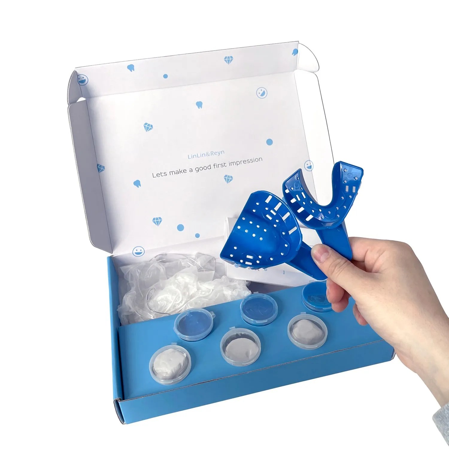 Private Label OEM Wholesale DIY Teeth Impression Mold Silicone Putty