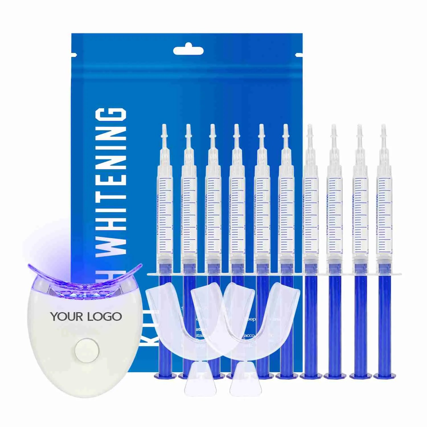 Private Label OEM Wholesale Professional Bleaching System UV LED Light Kit Home Teeth Whitening