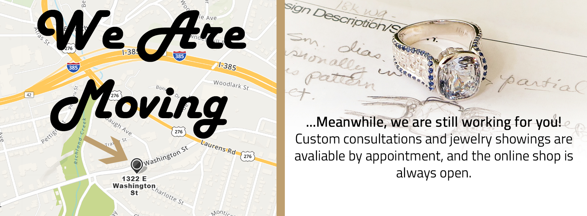 to llyn strong Custom Jewelry in Greenville, SC