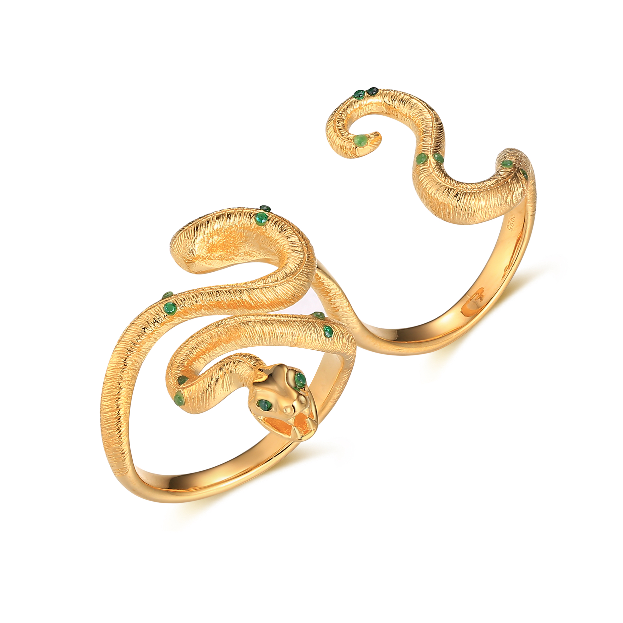 Snake InBetweenFinger Ring LMA OS (UK)