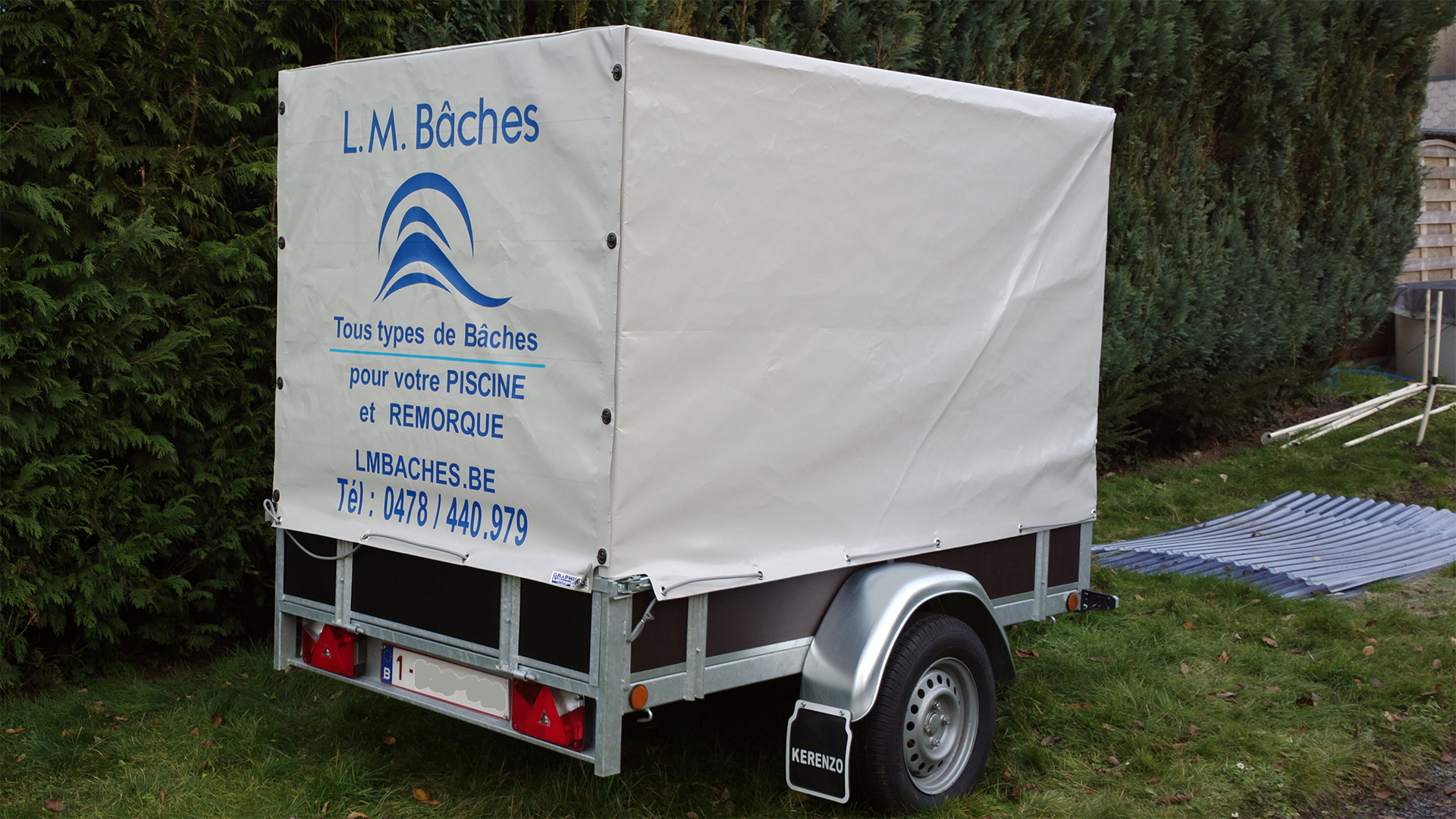 Bâche de remorque L.M.Bâches
