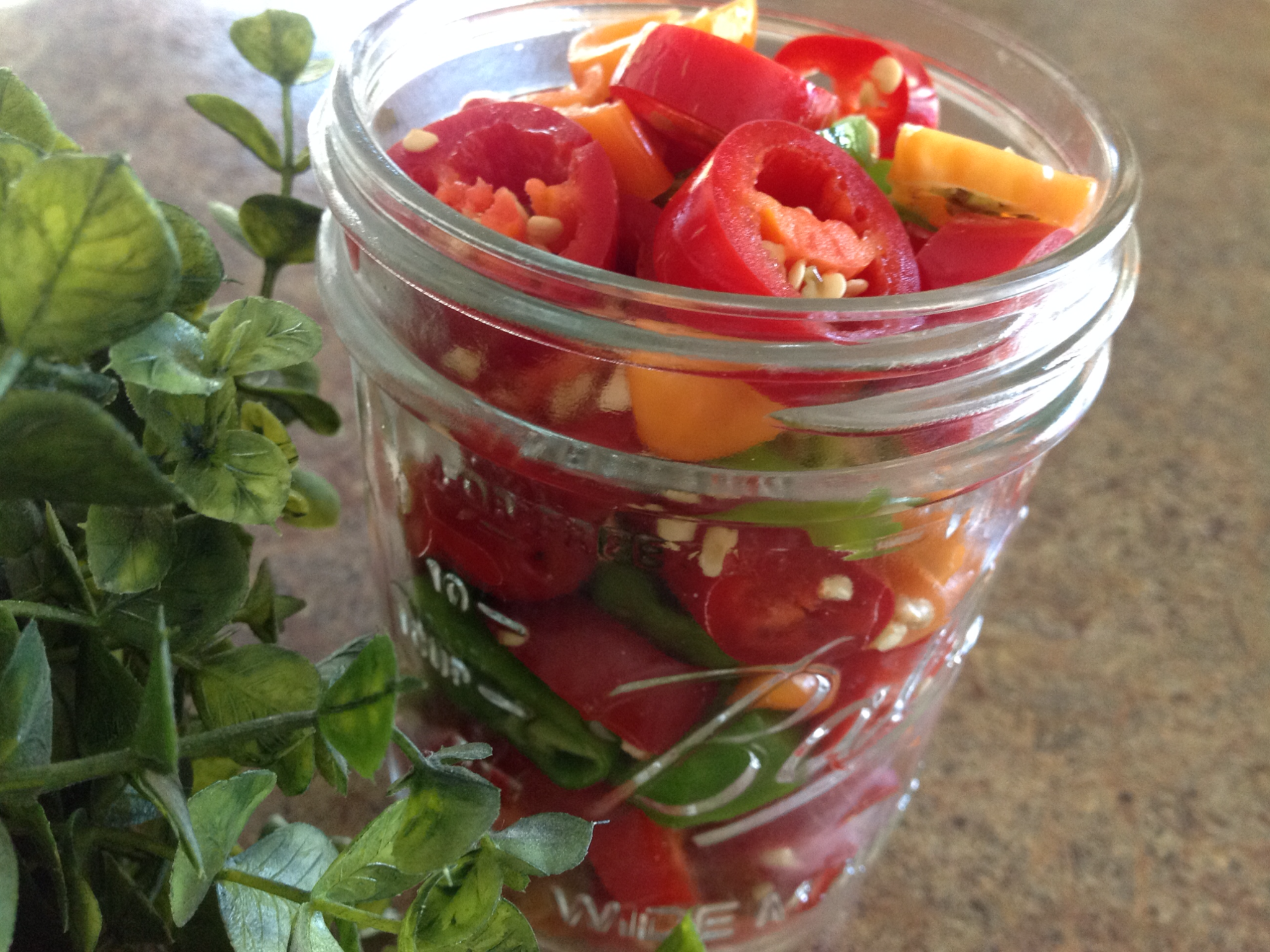 Sweet and Spicy Pickled Peppers Simply Made Kitchen and Crafts