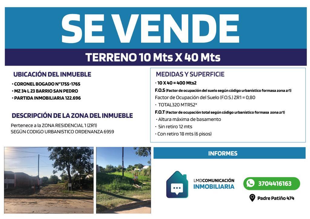 TERRENO BARRIO SAN PEDRO La Mano Derecha