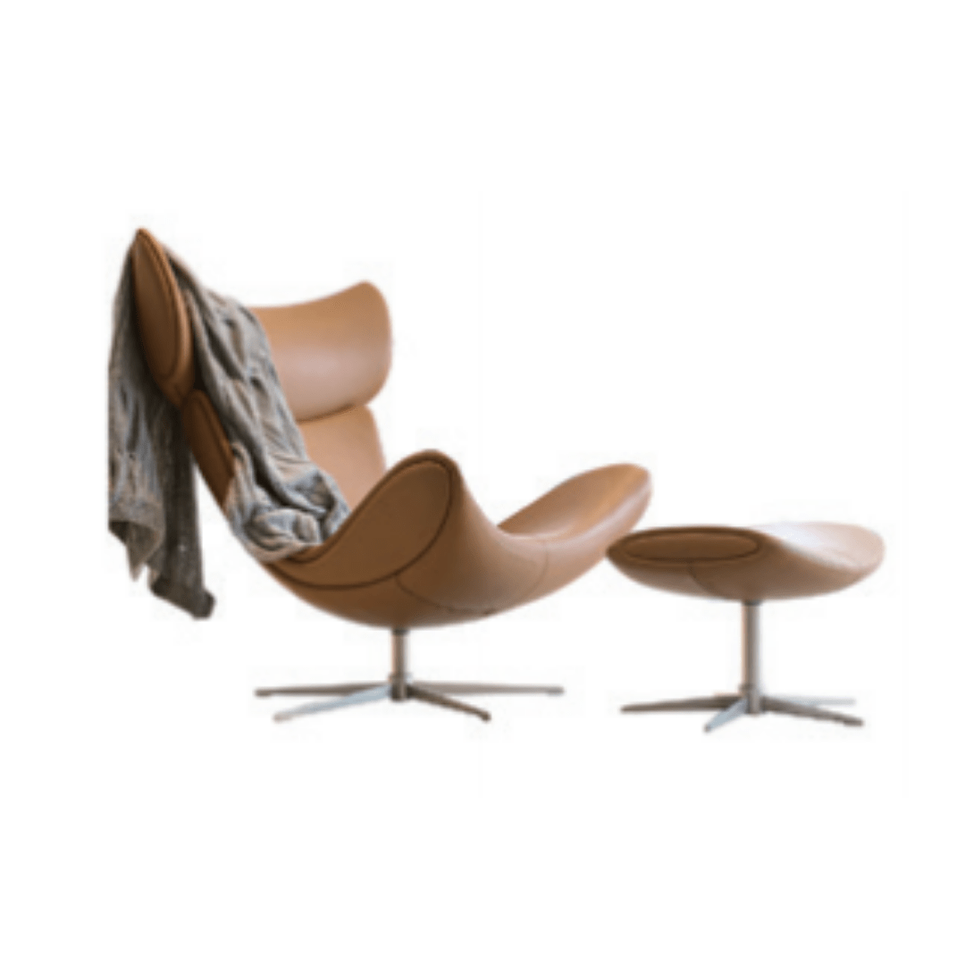 Leather Sofa With Leg Rest Baci Living Room