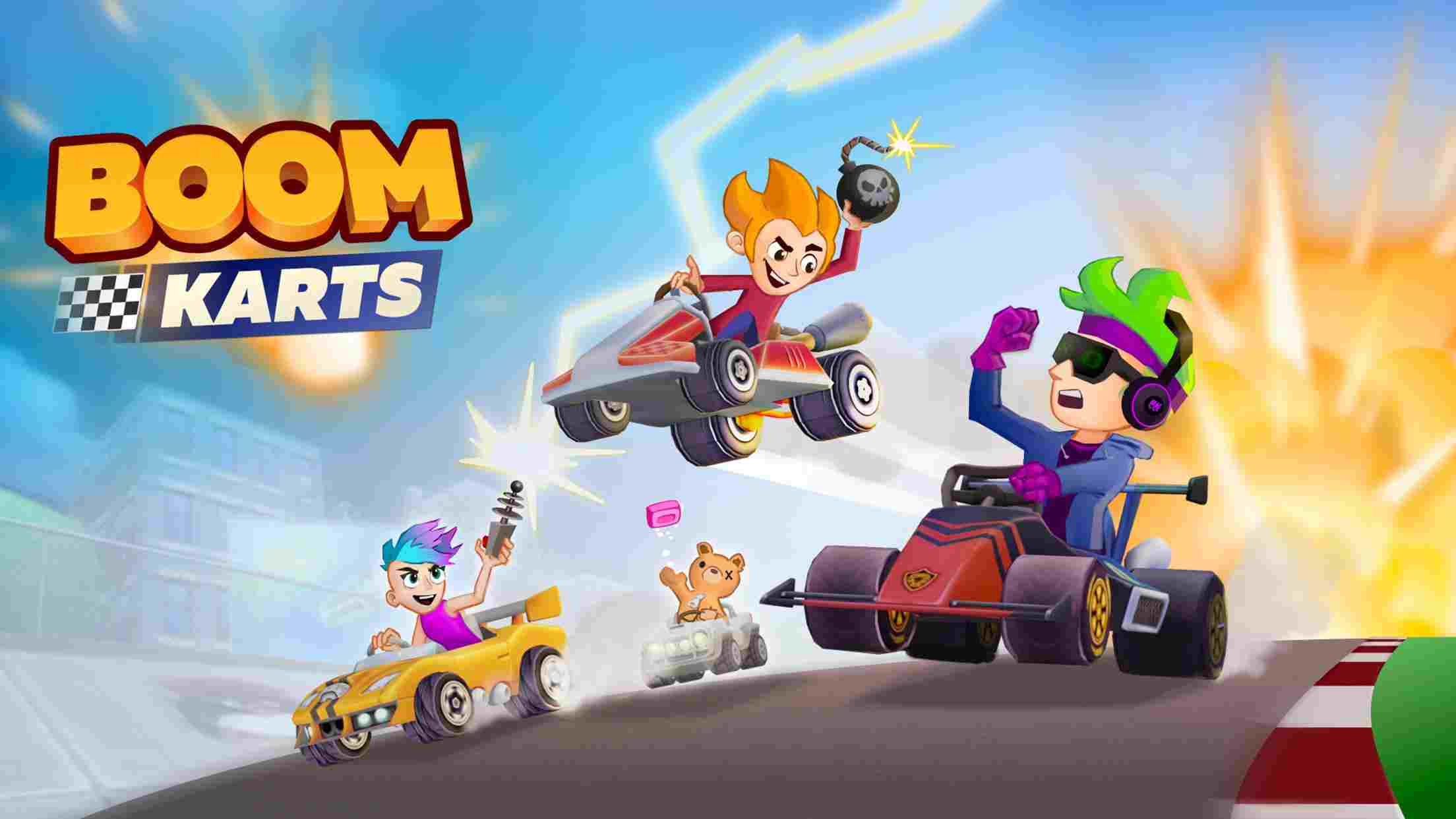 Boom Karts Mod APK 1.4.0 (Menu, Bot Câm, Mở Khóa)