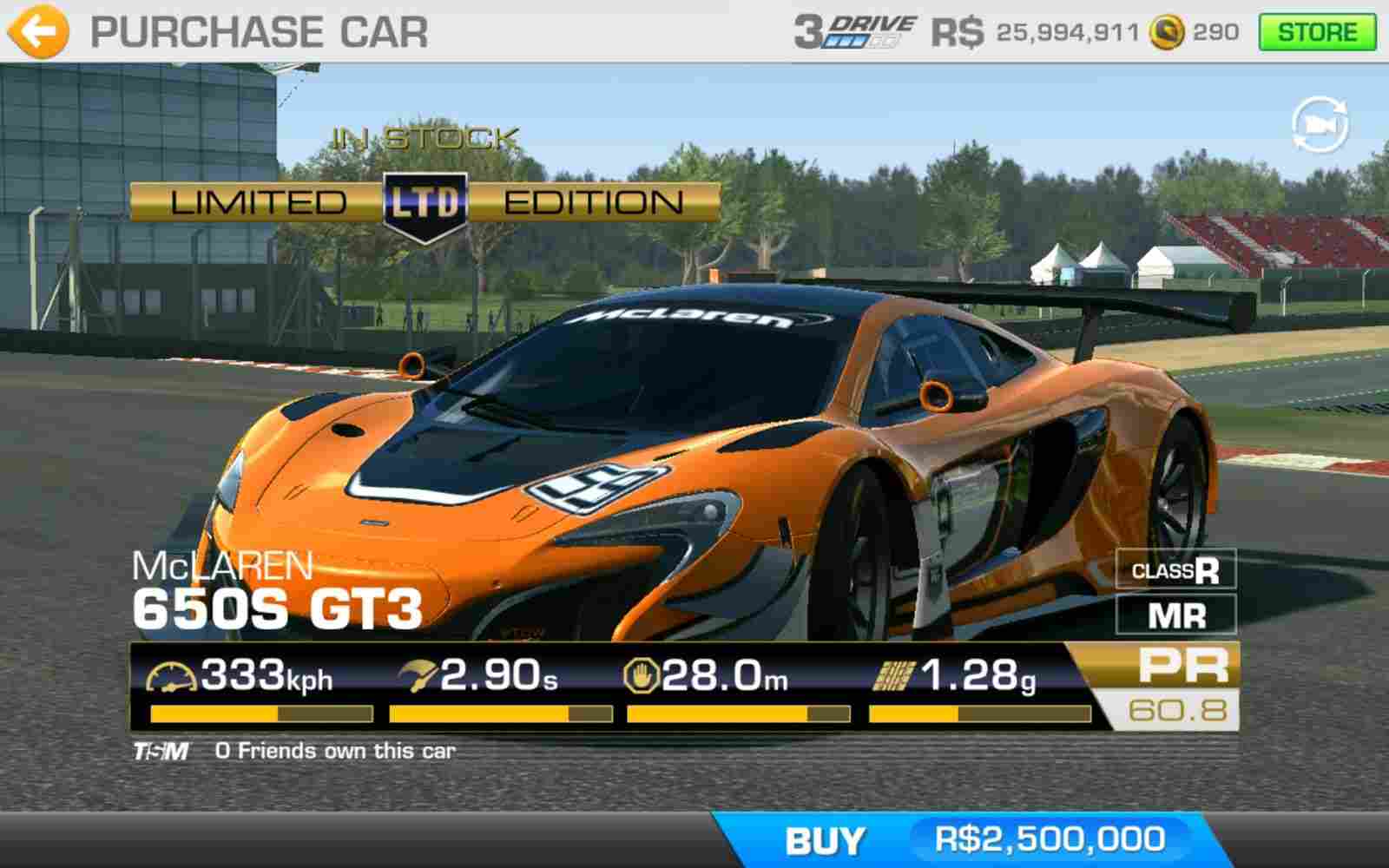 Real Racing 3 Mod APK 9.6.1 (Menu, Lots of Money, Gold