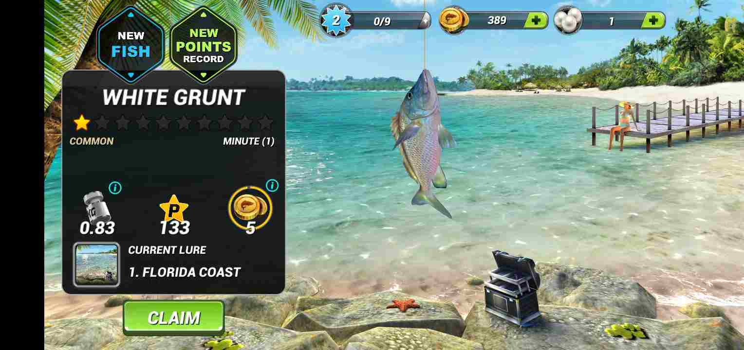 Fishing Clash Mod APK 1.0.189 (Menu, Big Combo, Câu Cá Đơn Giản)