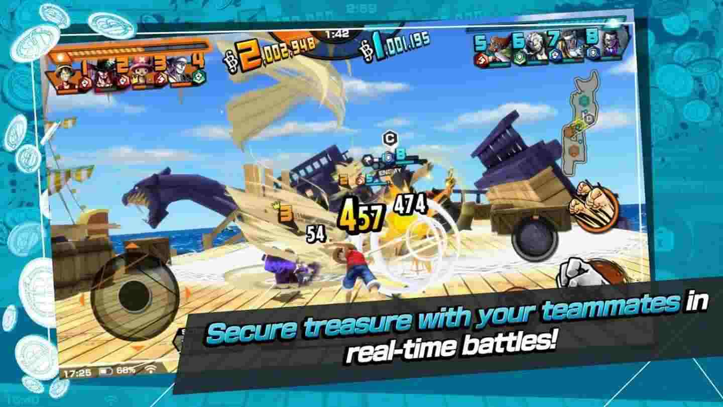 Review One Piece Bounty Rush Mod APK 42000 (Menu, Vô hiệu kẻ địch