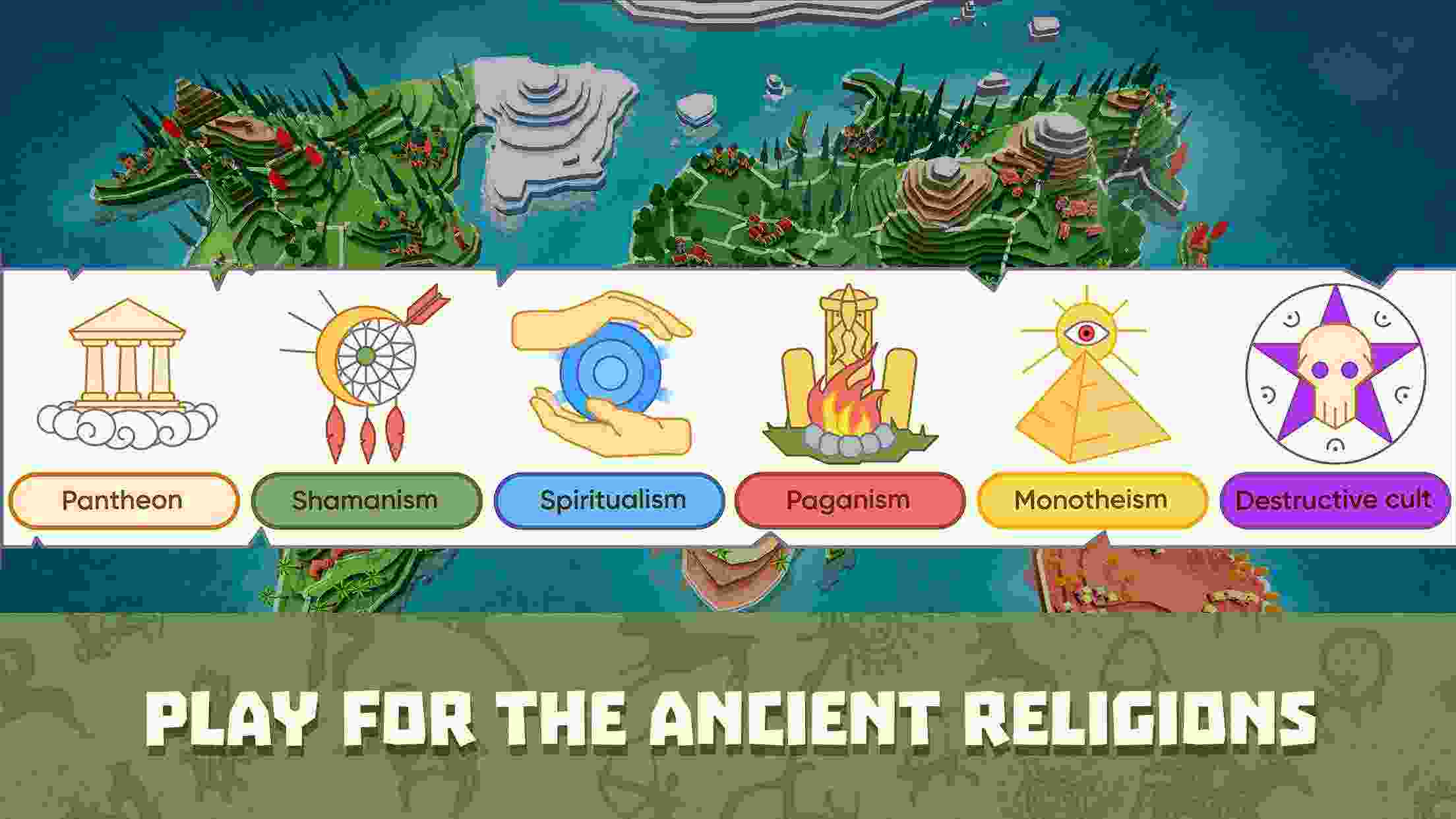 God Simulator. Religion Inc Mod APK 1.2.21 (Menu, Free Shopping)