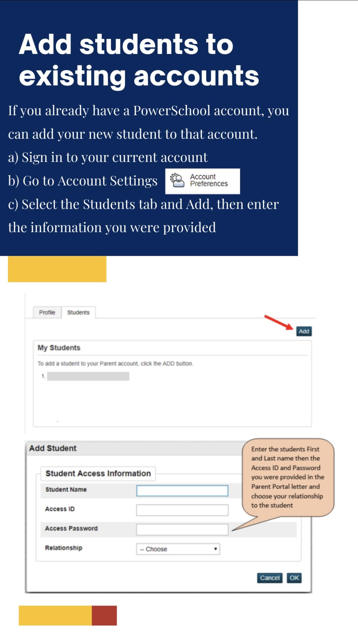 PowerSchool Parent Portal Instructions La Merced Intermediate School