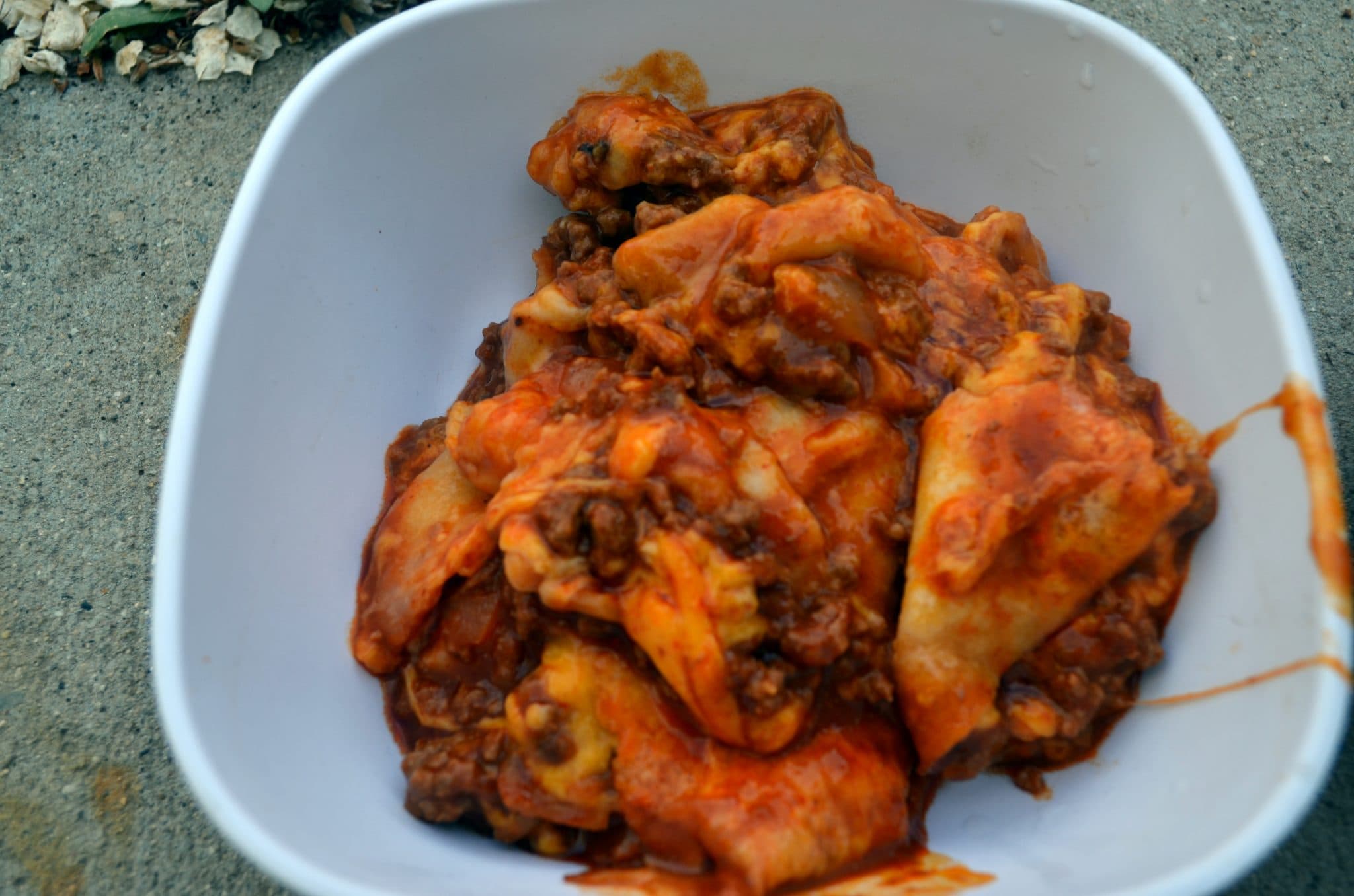 Dutch Oven Beef Enchilada Casserole Like Mother, Like Daughter