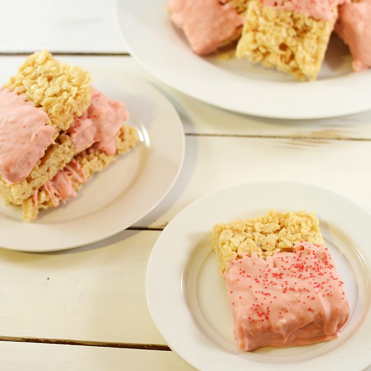Pink Rice Krispy Treats Like Mother Like Daughter