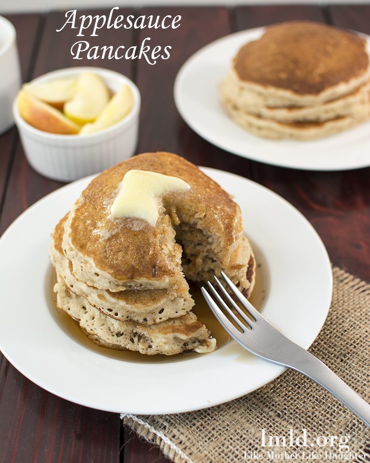 Applesauce Pancakes Like Mother Like Daughter