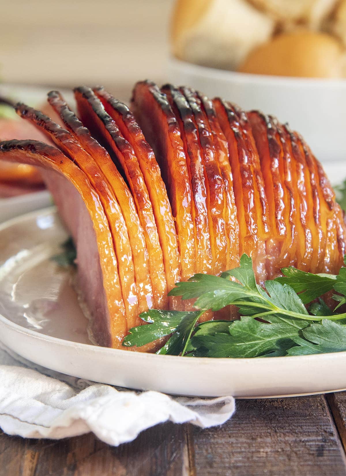 Crockpot Ham with Maple Brown Sugar Glaze