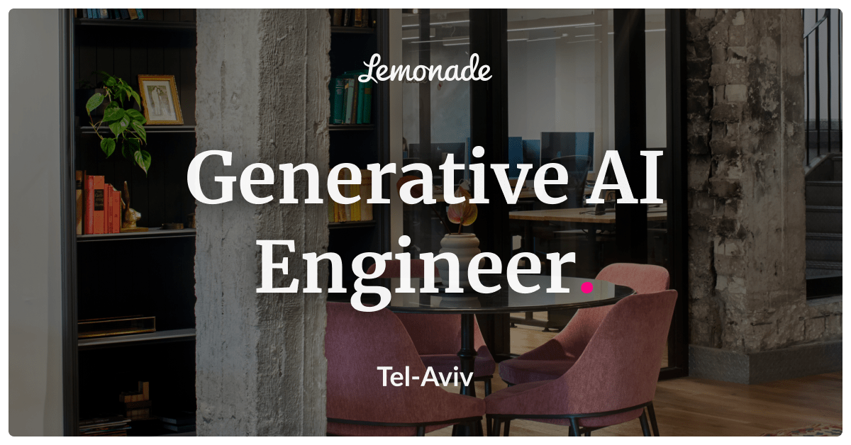 AI Engineer Lemonade Careers