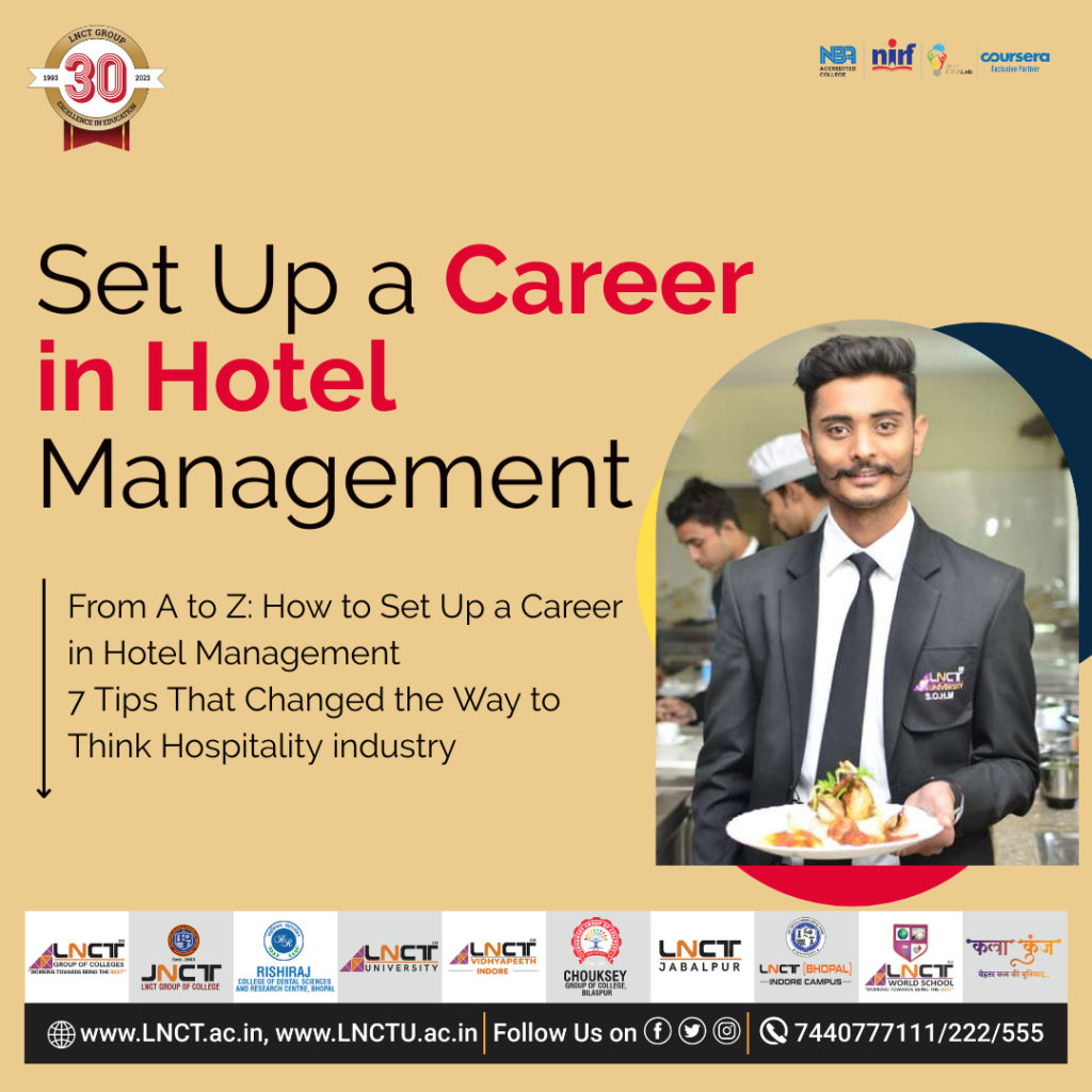 Career In Hotel Management A Complete 8 StepbyStep Guide LNCT Group