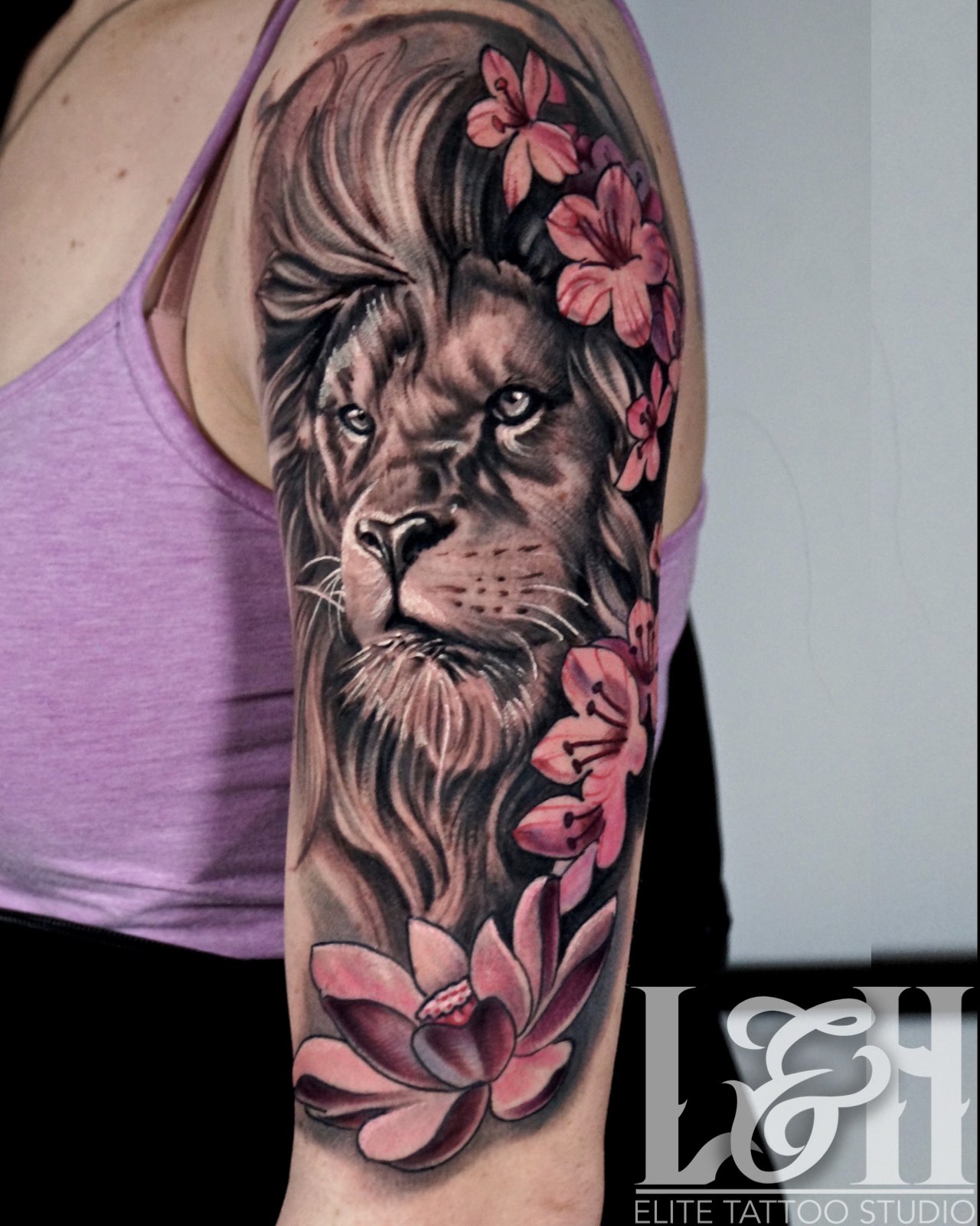 Lion Flower Tattoo Best Flower Site