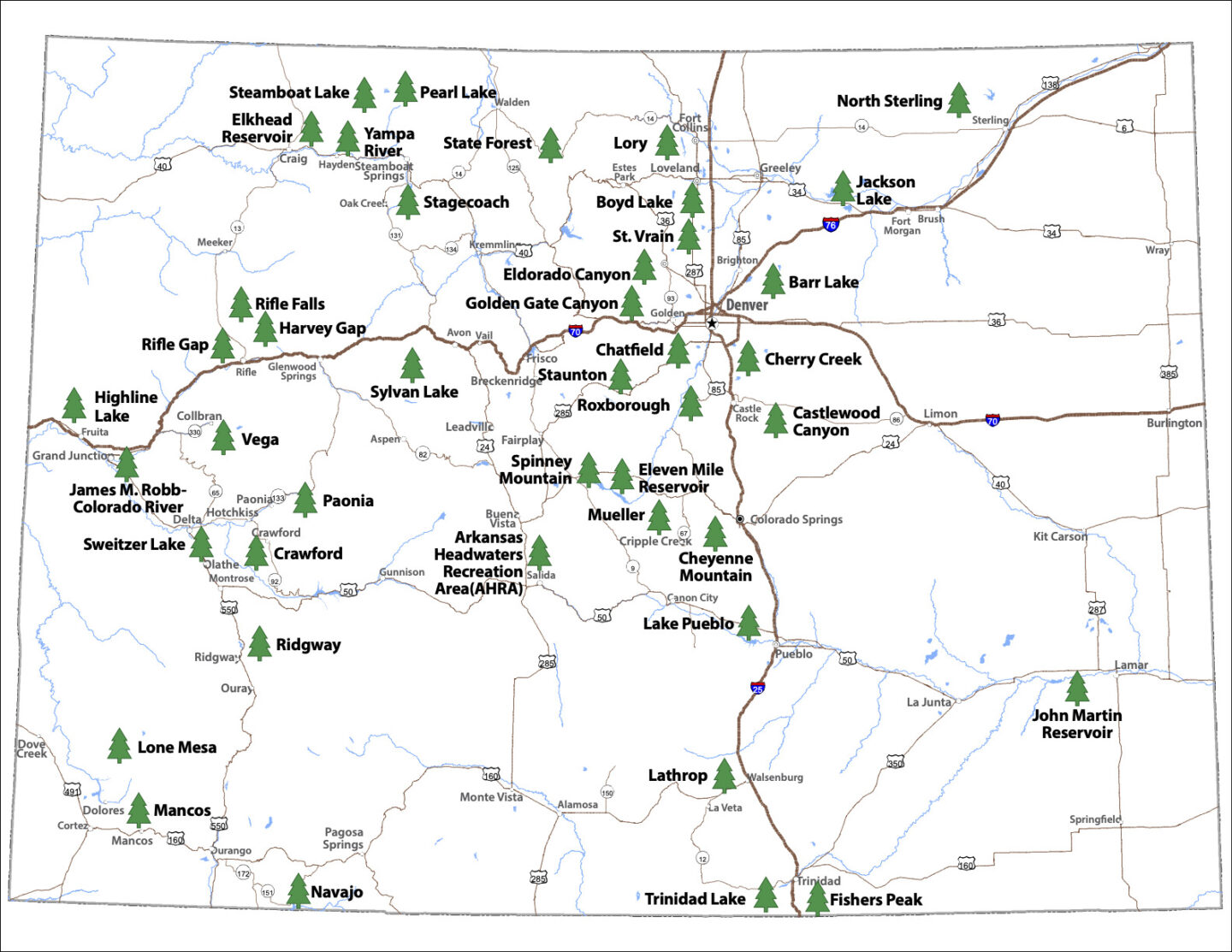 Colorado State Wildlife Areas Map(06)