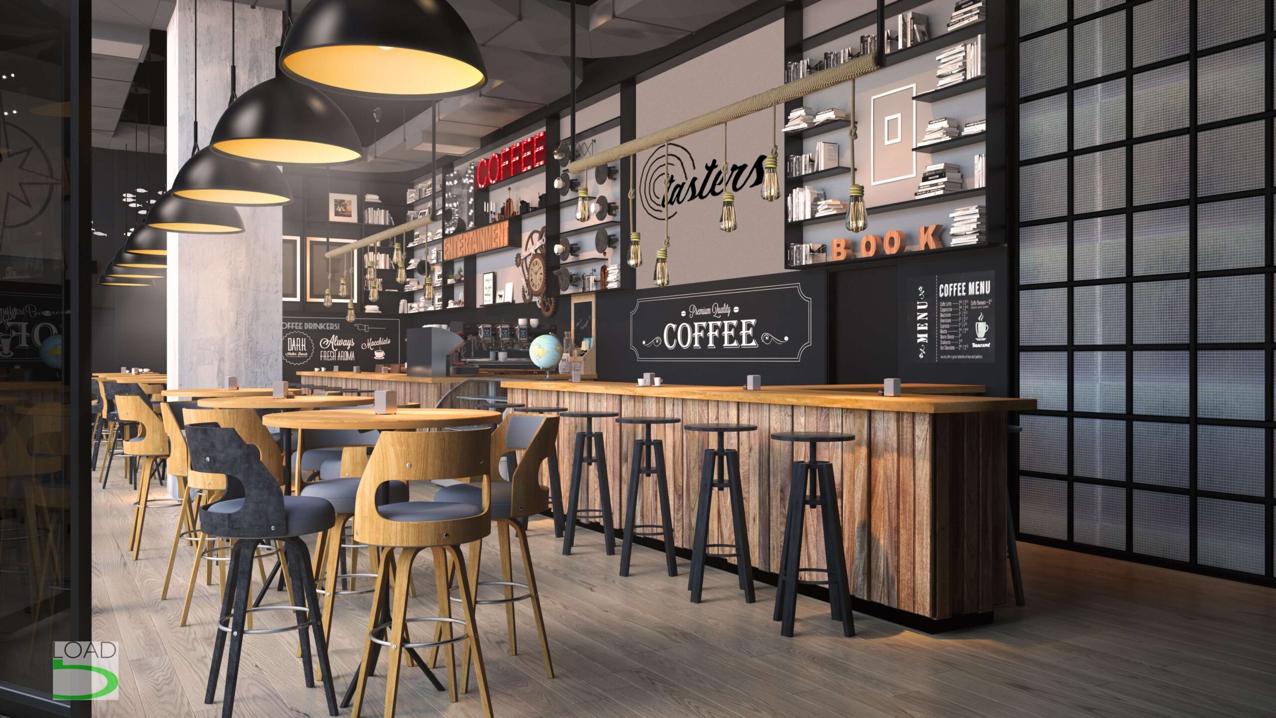 Industrial Coffee Shop