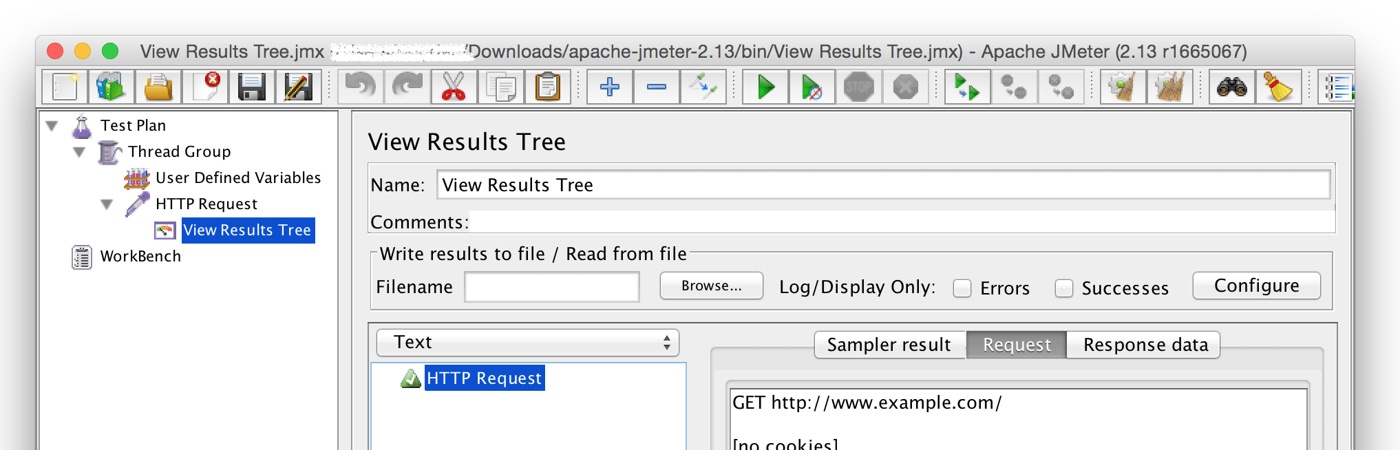 How to use User Defined Variables in Apache JMeter Cloud Testing