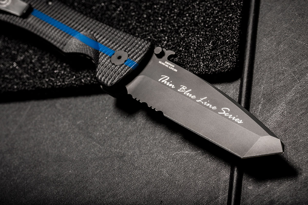 Thin Blue Line Series Knife Southern Grind Loading Republic