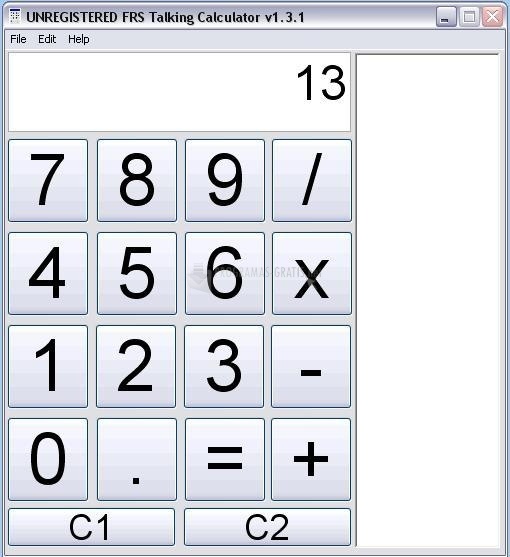 FRS Talking Calculator download free for Windows 10 64/32 bit