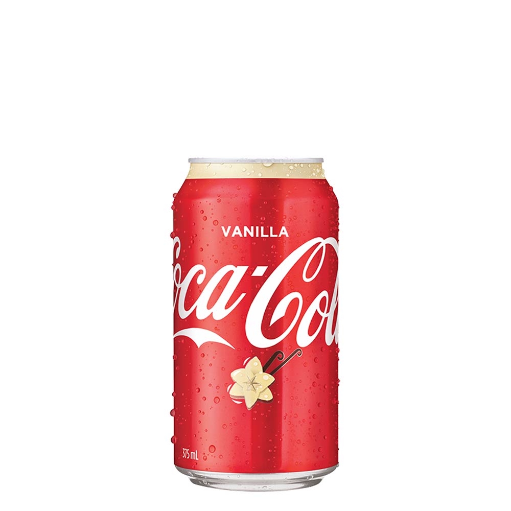 Coca Cola 330mL Vanilla Soda Loads of Water