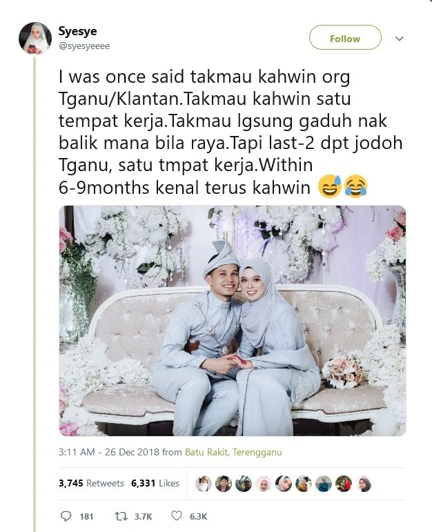 Asyik Kata Tak Mahu Kahwin Dengan Orang Pantai Timur Tapi