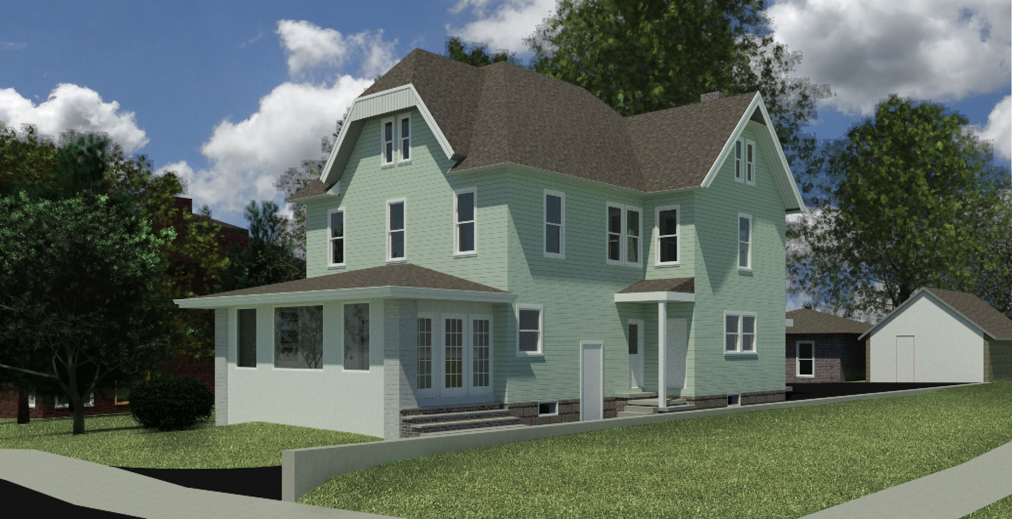 19th Century Quadplex Christopher A. Lobas & Associates, Architects