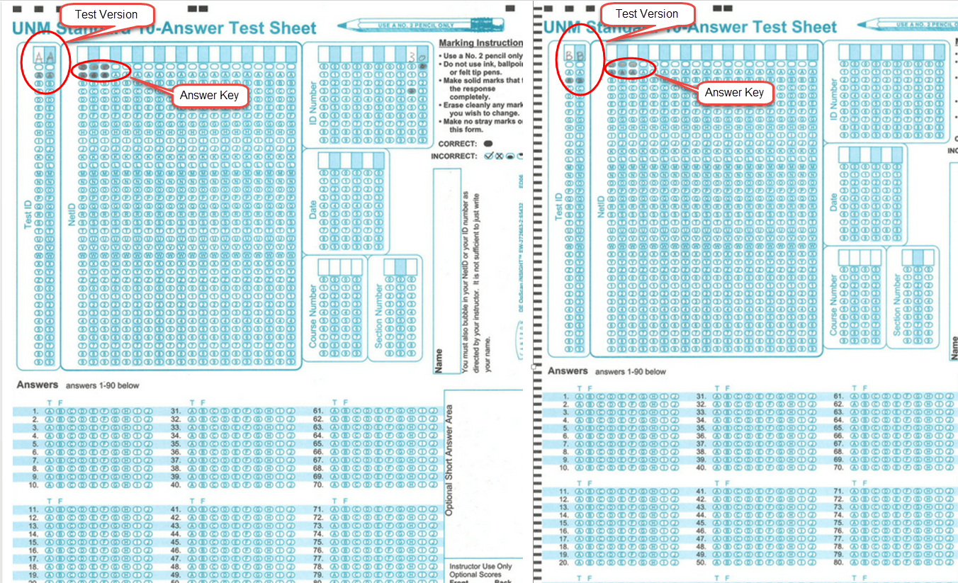 Grading the Forms Loboscore Services The University of New Mexico