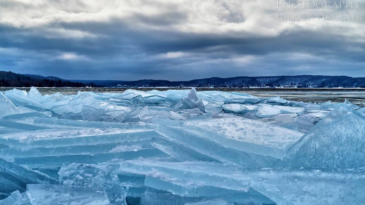 Photographer captures blue ice in Lake Superior Boreal Community Media