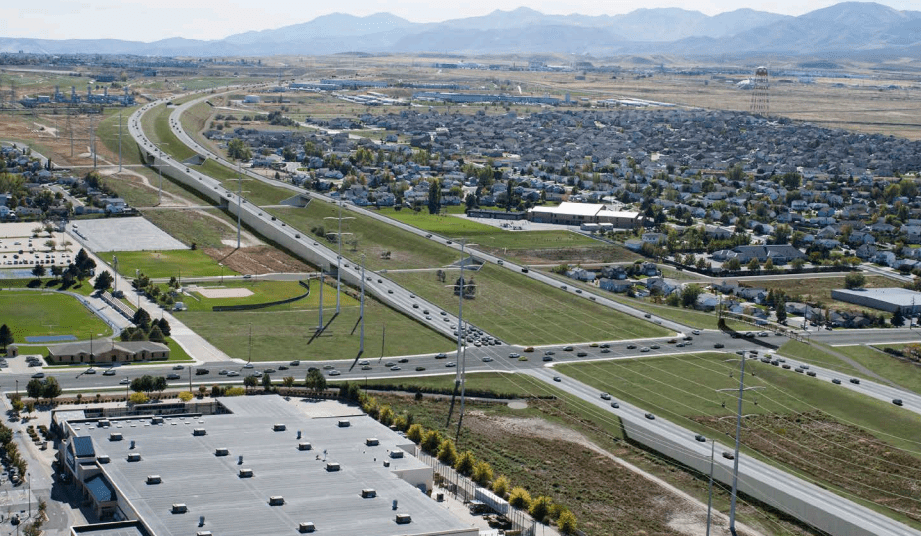 Mountain View Corridor construction beginning from 4100 South to S.R